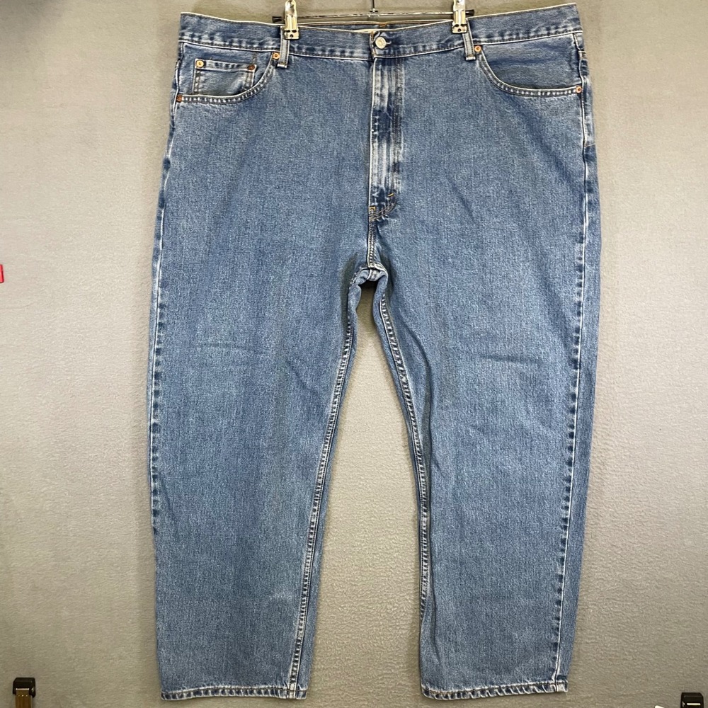 Levi's 550 Relaxed Fit Jeans Men 46x29 Blue Tapered Leg Denim Pants